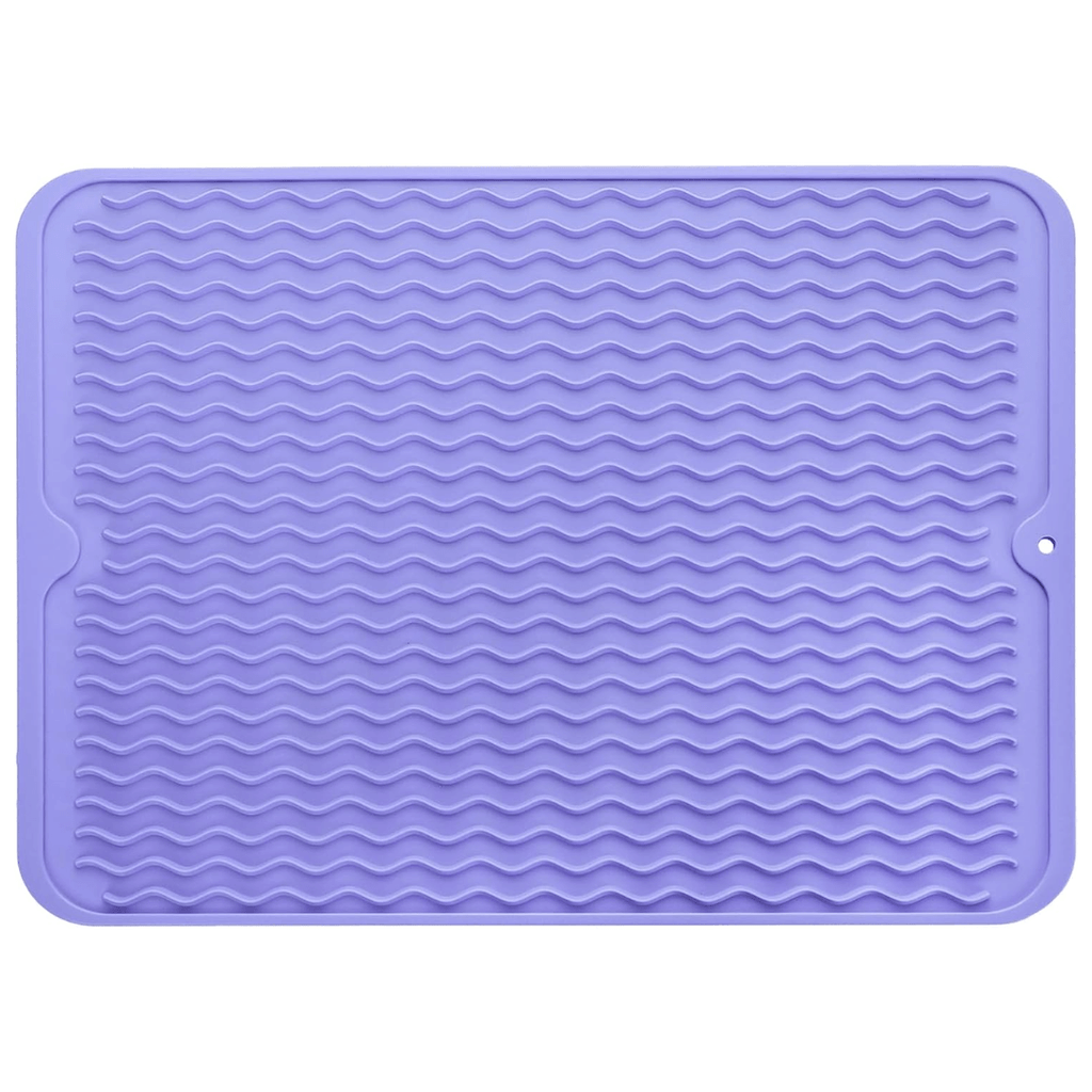 Eco-Conscious Silicone Dish Mat Protects Counters from Heat and Water - Euroselle