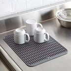 Eco-Conscious Silicone Dish Mat Protects Counters from Heat and Water - Euroselle