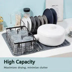 Eco-Conscious Silicone Dish Mat Protects Counters from Heat and Water - Euroselle