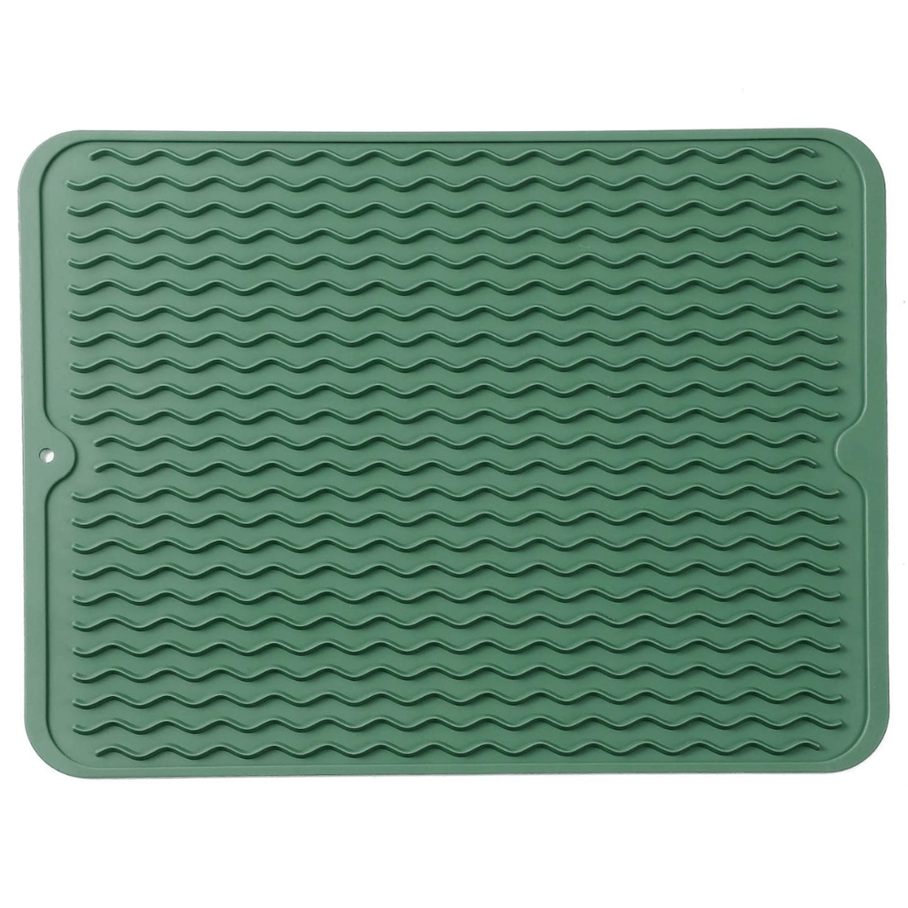 Eco-Conscious Silicone Dish Mat Protects Counters from Heat and Water - Euroselle