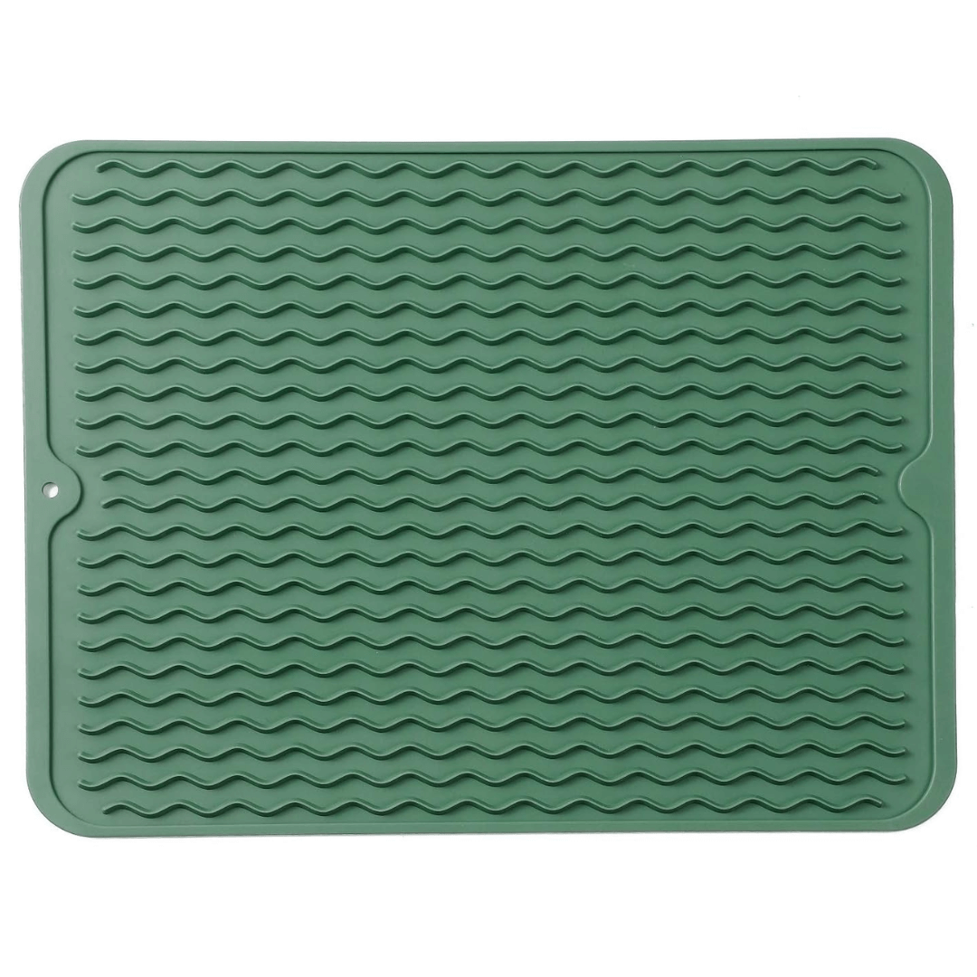 Eco-Conscious Silicone Dish Mat Protects Counters from Heat and Water - Euroselle