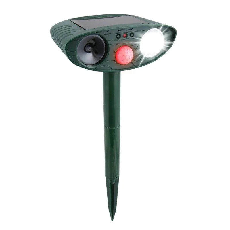 Solar Motion Ultrasonic Repeller for Humane Garden Protection - Euroselle