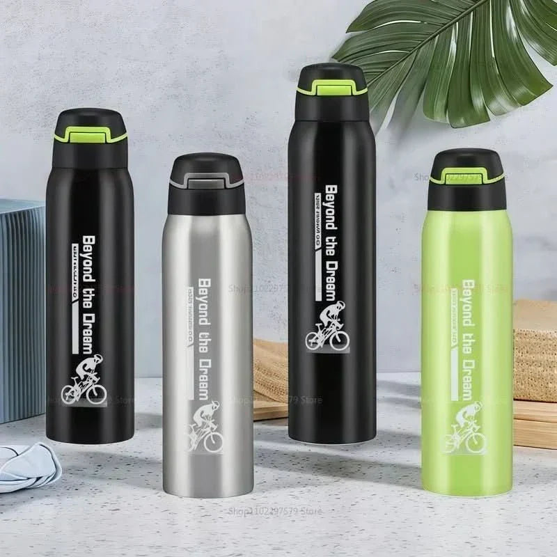PeakCore 500ml Vacuum Stainless Steel Water Bottle — Double-Walled Insulation, Leak-Proof Lid
