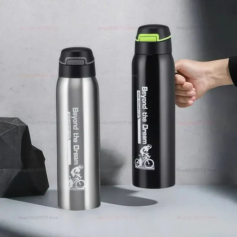 PeakCore 500ml Vacuum Stainless Steel Water Bottle — Double-Walled Insulation, Leak-Proof Lid
