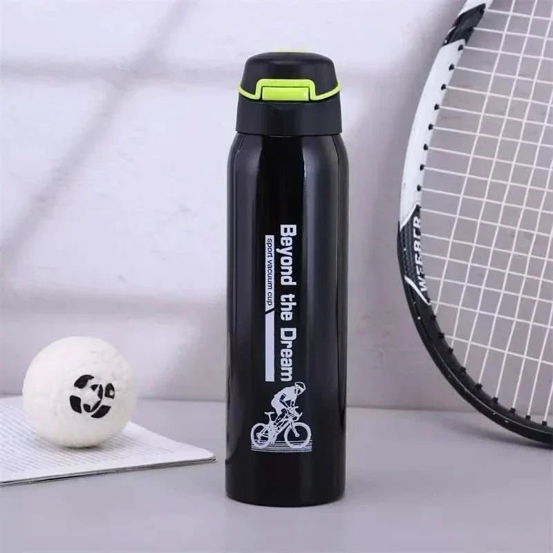 PeakCore 500ml Vacuum Stainless Steel Water Bottle — Double-Walled Insulation, Leak-Proof Lid