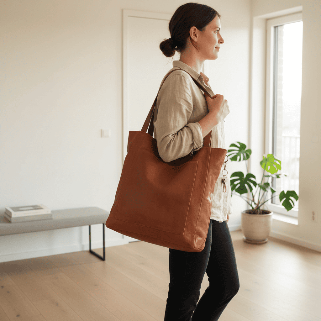 Elegant black shoulder bag made from durable PU leather with adjustable strap and organized interior compartments - Euroselle