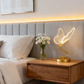 Elegant Butterfly Table Lamp – Rechargeable Cordless Design with Adjustable Lighting for Bedroom or Nightstand | Euroselle