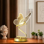 Elegant Butterfly Table Lamp – Rechargeable Cordless Design with Adjustable Lighting for Bedroom or Nightstand | Euroselle