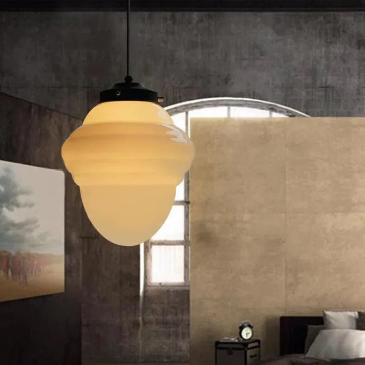 Aurora vintage-tyylinen lasiriippuvalaisin keittiösaarekkeelle