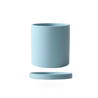 White Ceramic Flowerpot Elegant & Minimalist Décor Piece - Euroselle