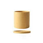 White Ceramic Flowerpot Elegant & Minimalist Décor Piece - Euroselle