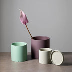 White Ceramic Flowerpot Elegant & Minimalist Décor Piece - Euroselle