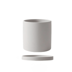 White Ceramic Flowerpot Elegant & Minimalist Décor Piece - Euroselle