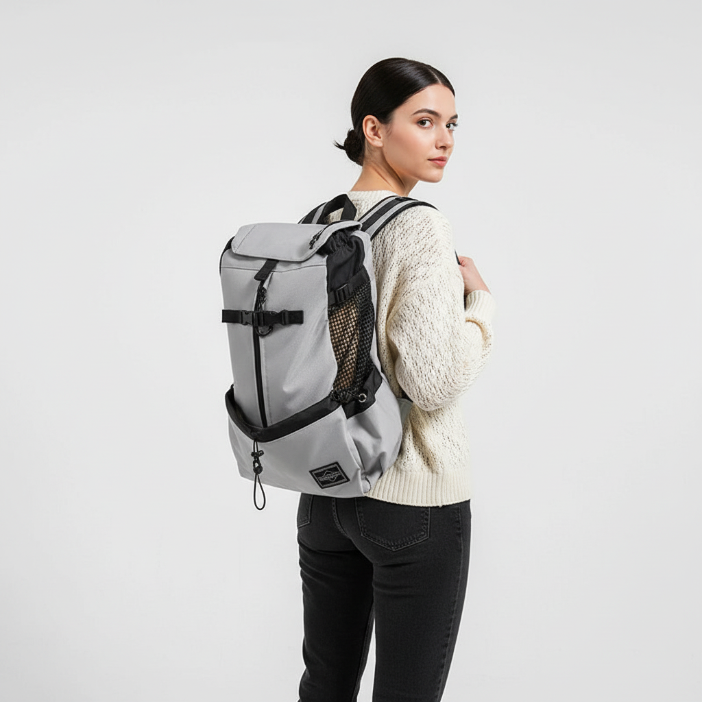 Dog Carrier Backpack for Small to Medium Pets — Hands-Free, Ventilated