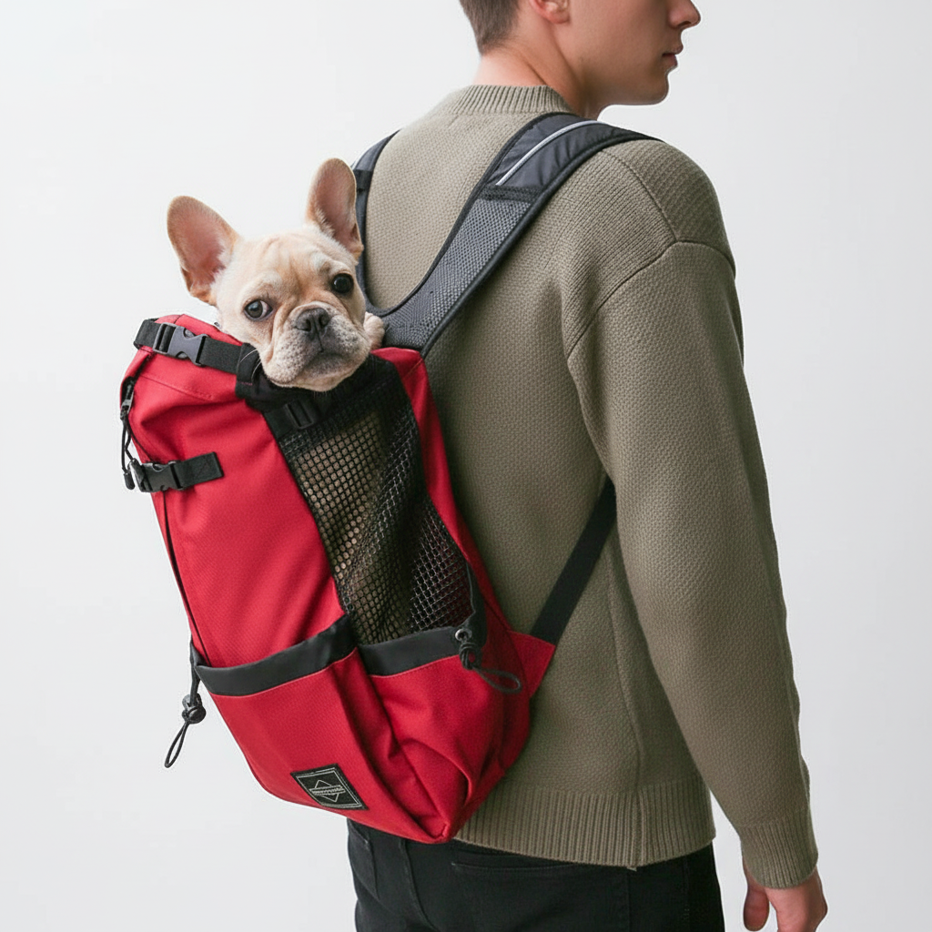 Dog Carrier Backpack for Small to Medium Pets — Hands-Free, Ventilated