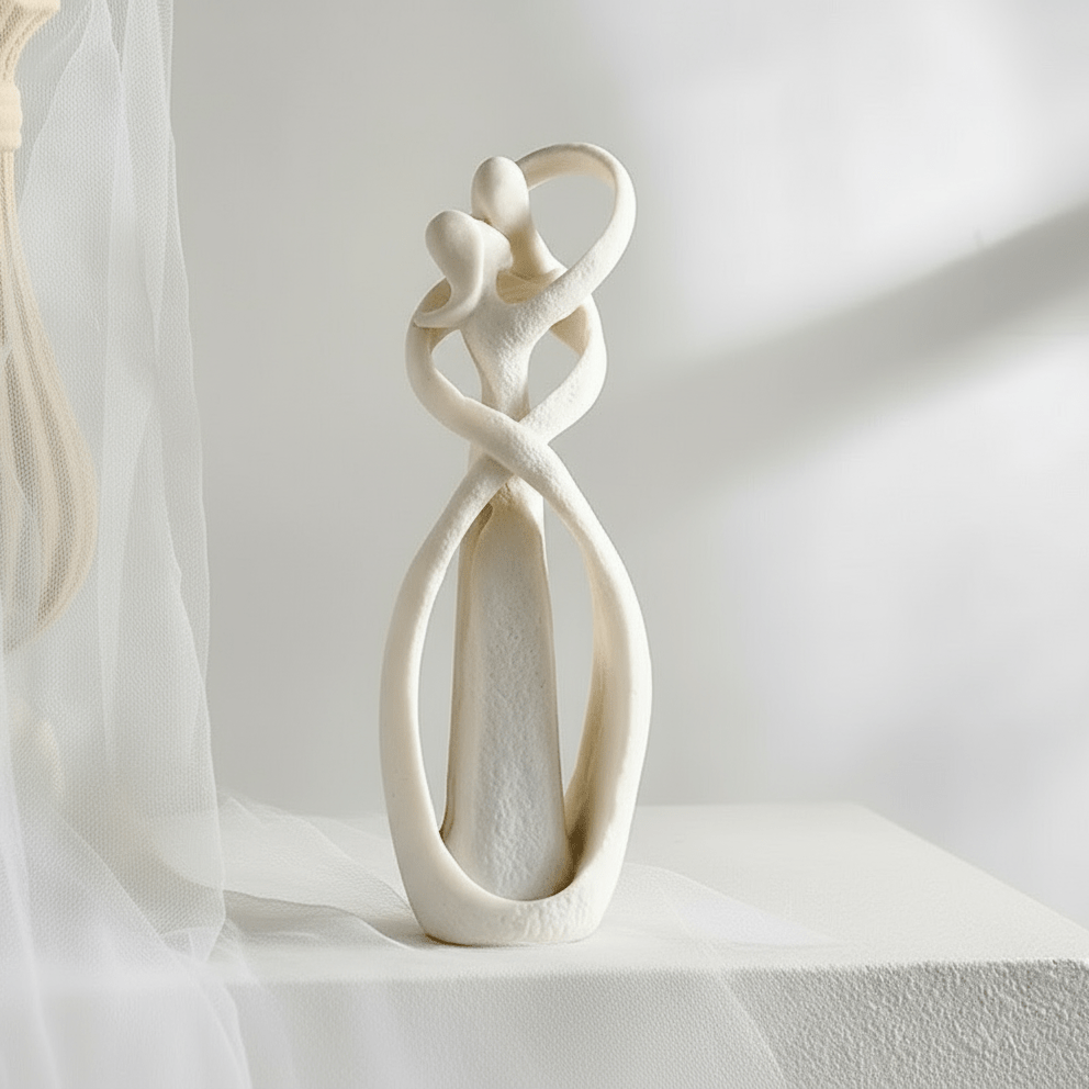Amora Embrace Couples Sculpture — Symbol of Love and Connection