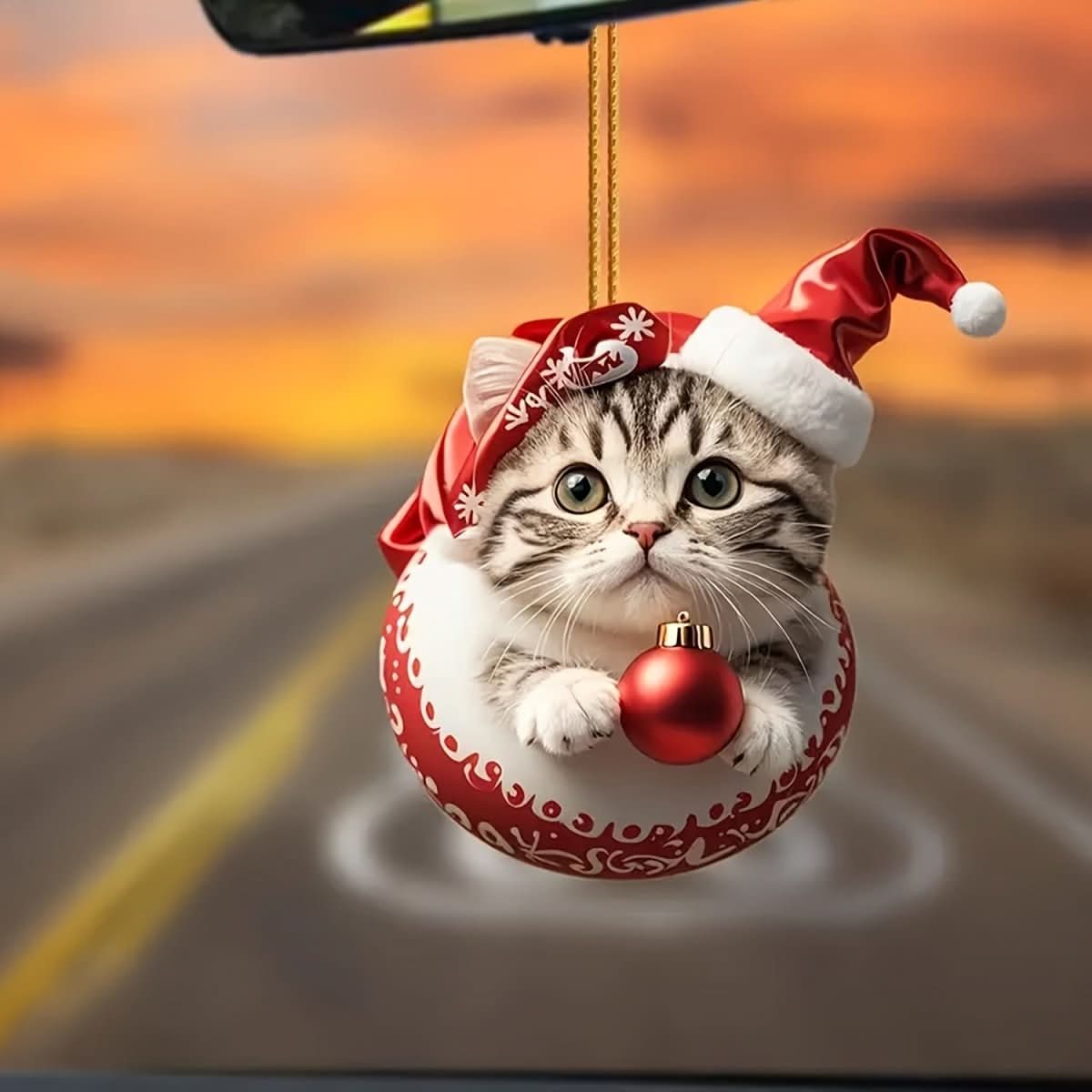 WhiskerJoy Cat Advent Calendar — 24-Day Vintage Acrylic Ornament Charms