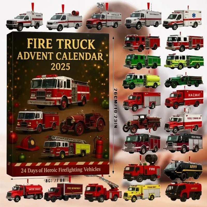 BlazeSpark 24 napos tűzoltóautós adventi naptár — mindennapi meglepetések gyerekeknek