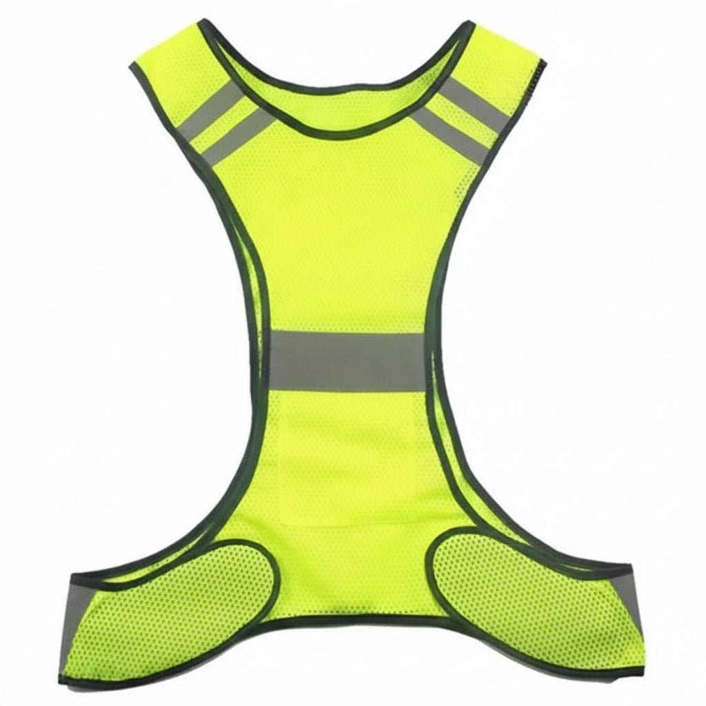 LumaGlow USB-oppladbar LED-vest – 360° synlighet, LED-paneler foran og bak