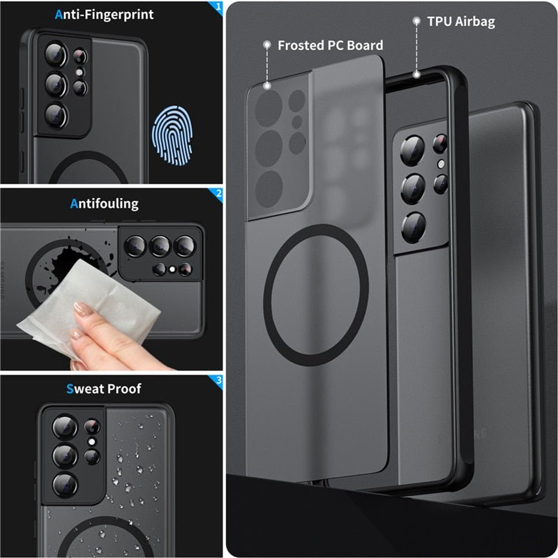 GraniteGuard Magnetic Shockproof Case — Android Phone Compatible