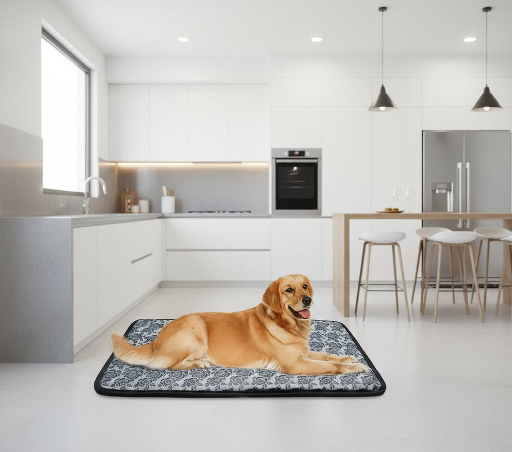حصيرة التدفئة الكهربائية للحيوانات الأليفة Cozy Heat — تحكم مدمج في درجة الحرارة وسطح مقاوم للماء بالكامل
