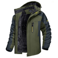 Men's Insulated Winter Parka Jacket — Weather-Resistant Protection