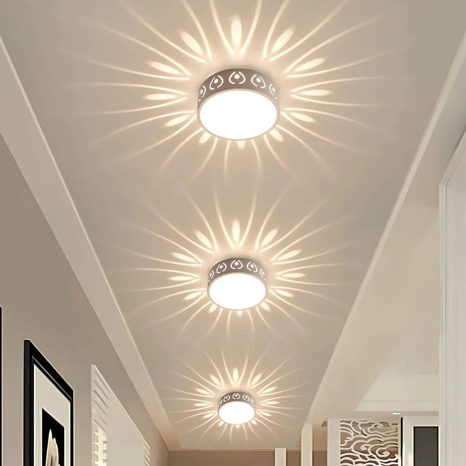Ultra-slim flush mount LED ceiling light designed for even, shadow-free illumination in modern minimalist interiors - Euroselle