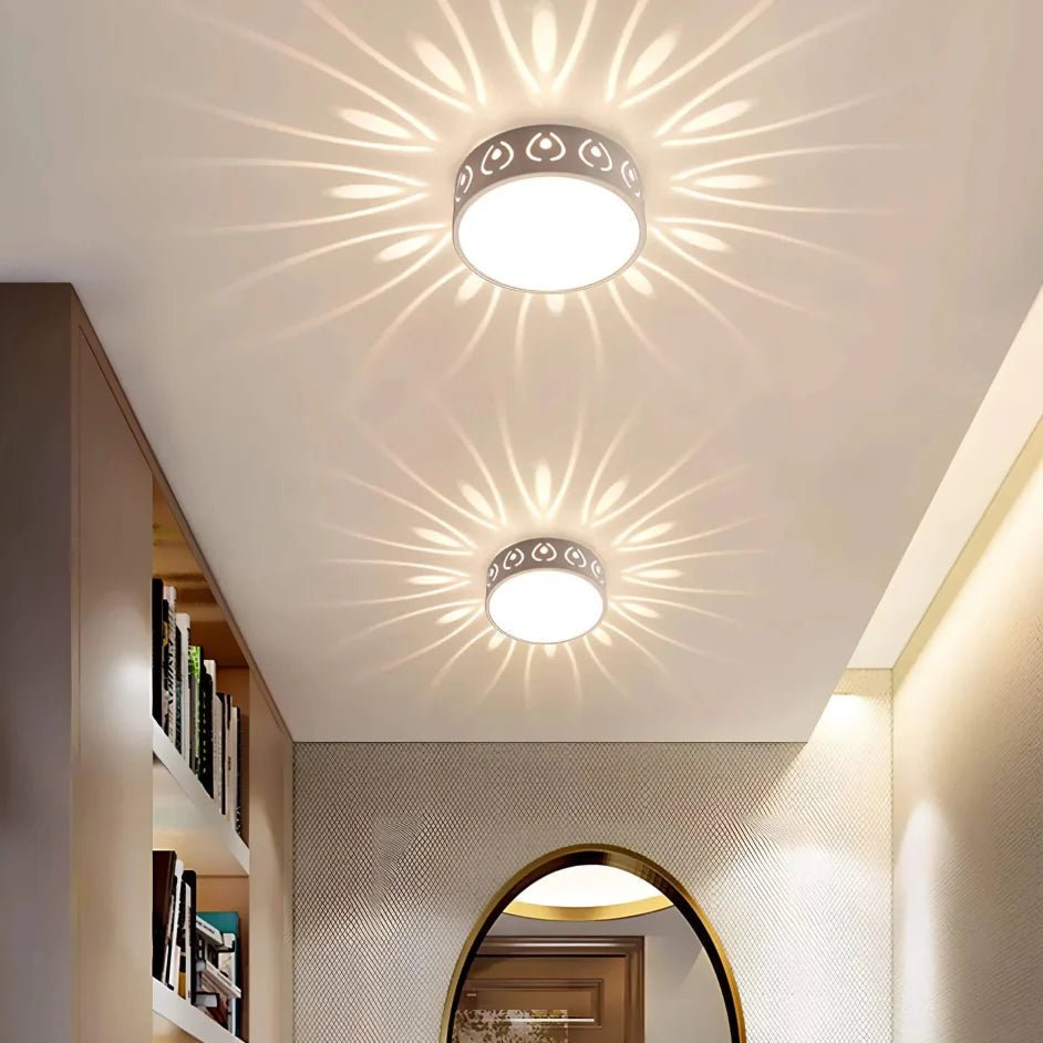 Ultra-slim flush mount LED ceiling light designed for even, shadow-free illumination in modern minimalist interiors - Euroselle