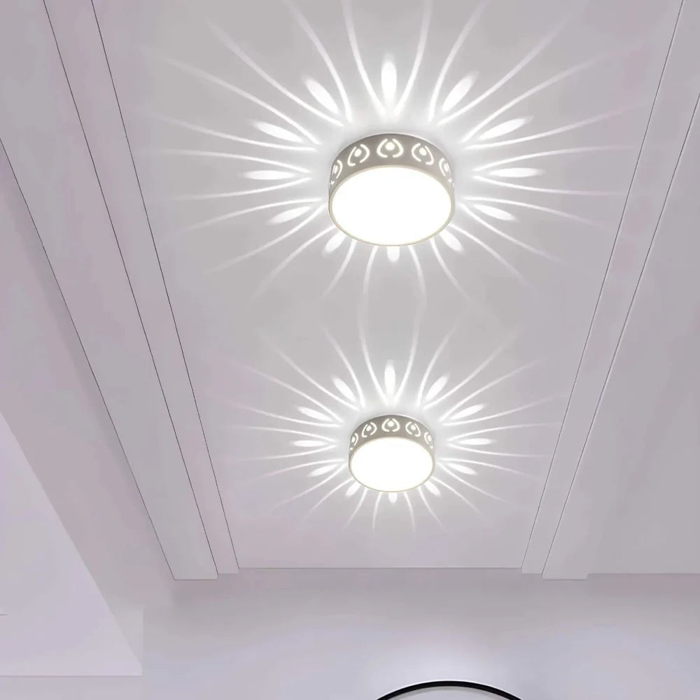 Ultra-slim flush mount LED ceiling light designed for even, shadow-free illumination in modern minimalist interiors - Euroselle