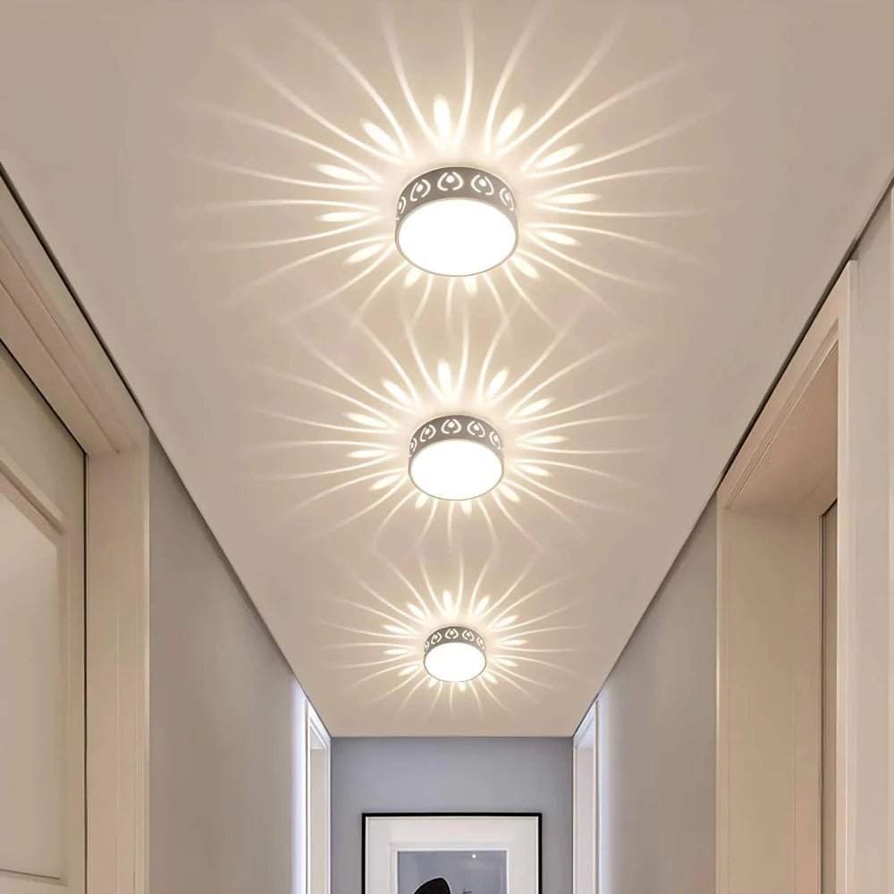 Ultra-slim flush mount LED ceiling light designed for even, shadow-free illumination in modern minimalist interiors - Euroselle