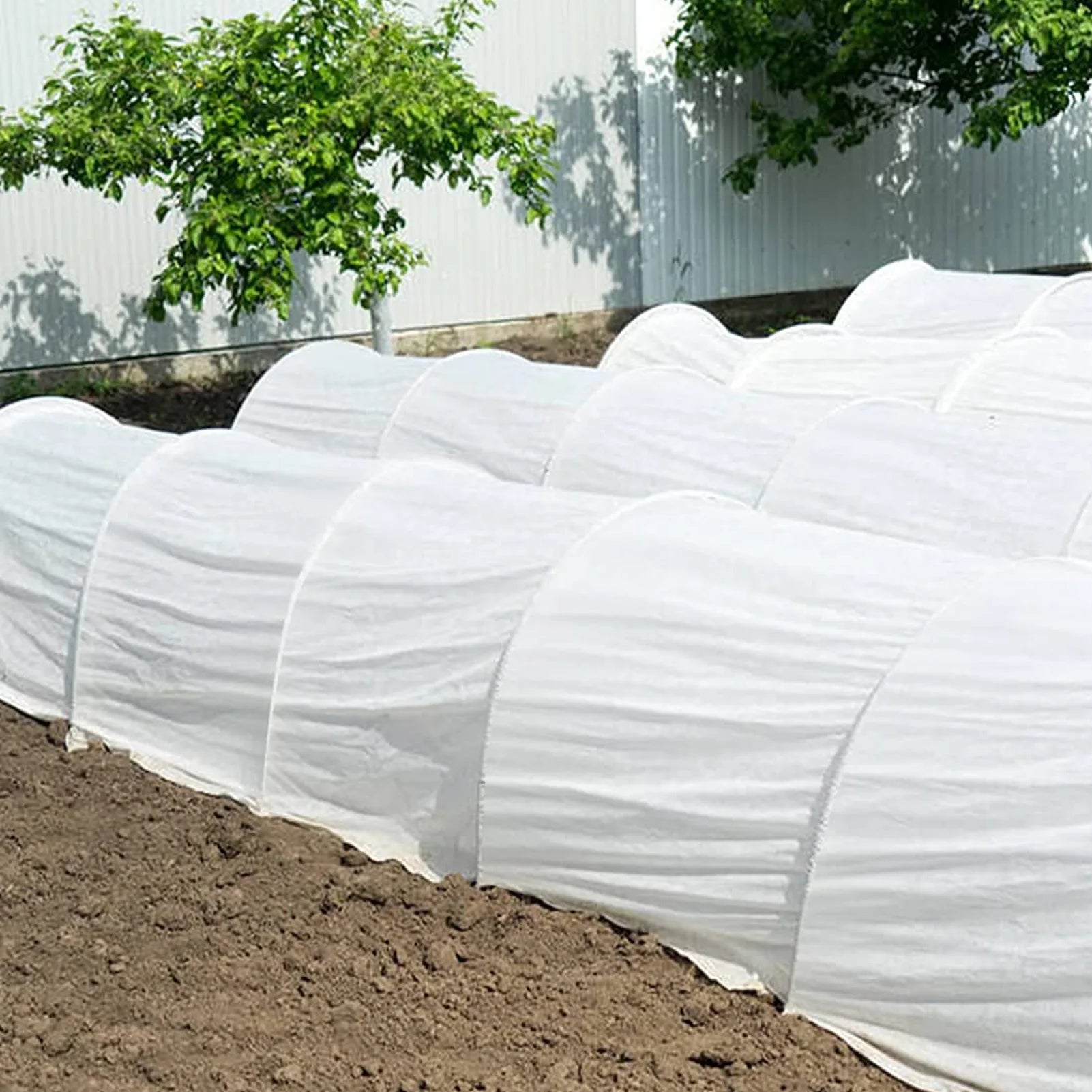 Túnel Policarbonato para Jardim de 5 Peças com Estrutura Resistente em Fibra de Vidro - Euroselle