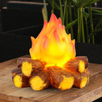Flickering Flame LED Lamp – Realistic Campfire Effect, Battery-Powered, Safe Indoor/Outdoor Decor | Euroselle