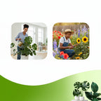 Stackable Plant Support Rings Set of 3 for Indoor & Outdoor Gardening - Euroselle