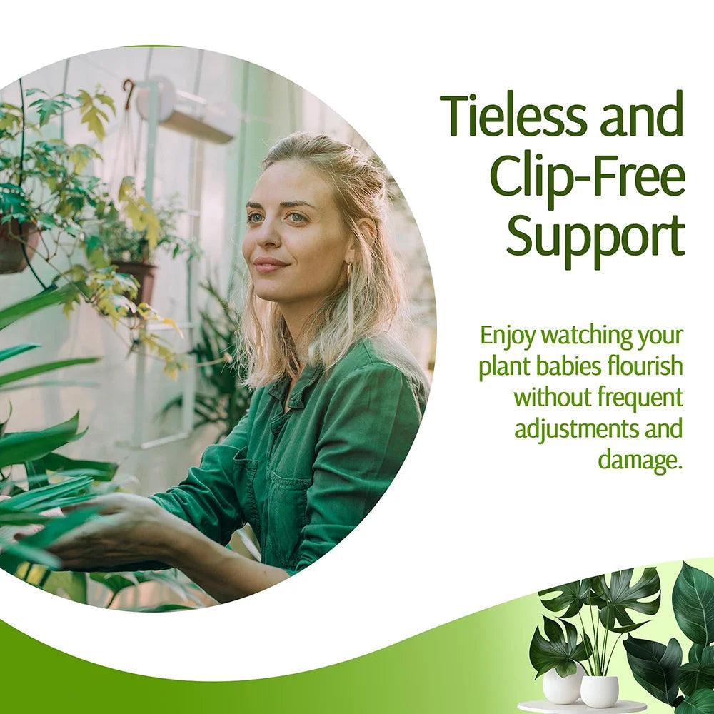 Stackable Plant Support Rings Set of 3 for Indoor & Outdoor Gardening - Euroselle