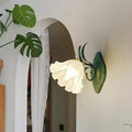 Flower Wall Sconce, Metal and Glass, Hardwired, E27 Bulb Base | Euroselle