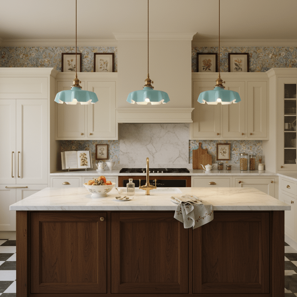 Textured Dome Pendant Light — Adjustable Height, White, Beige, Pink & Blue