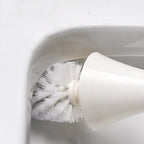 Silicone Toilet Brush with Holder for Deep Cleaning - Euroselle