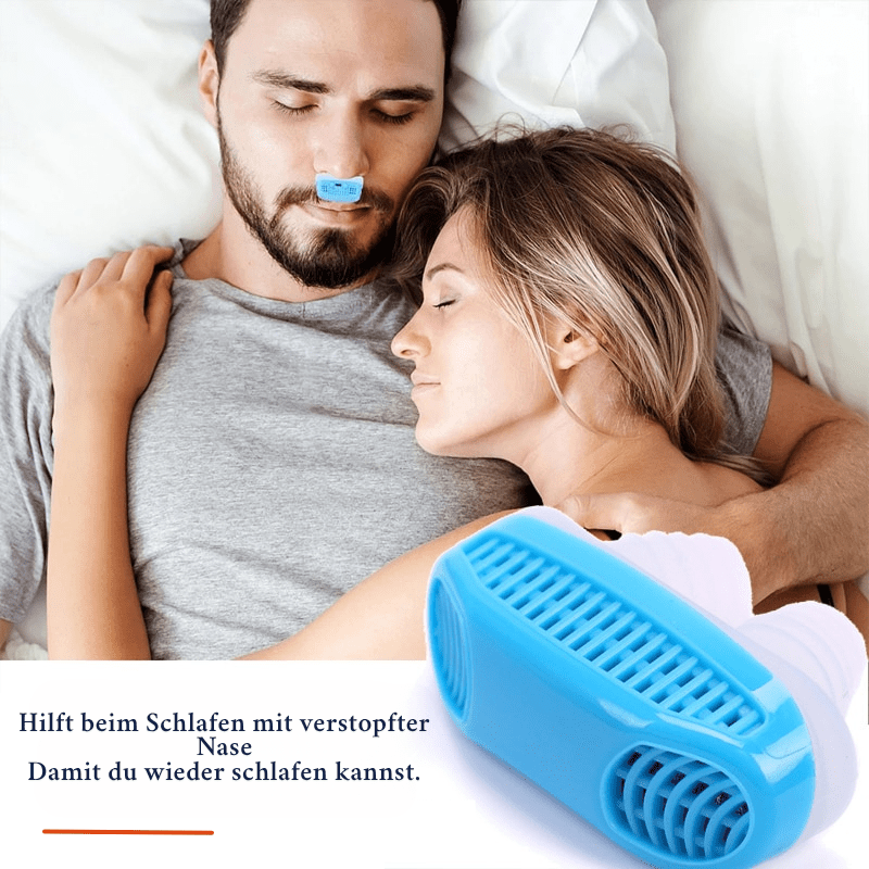 نظام AeroSleep لتنقية الهواء المضاد للشخير — جهاز لتنقية الهواء بشكل مستمر