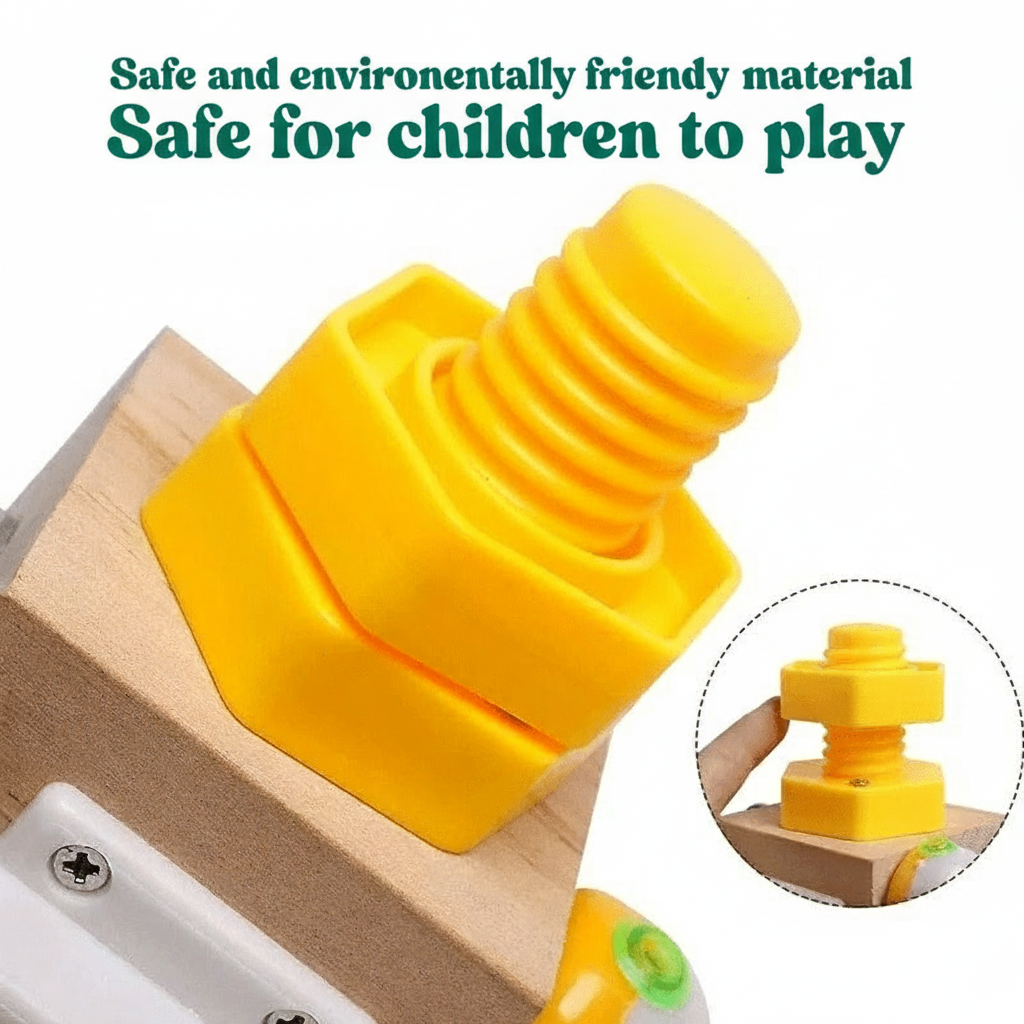 Cubo de Aprendizagem Portátil PlayCube — Cinco Painéis Interativos, Relógio e Ábaco