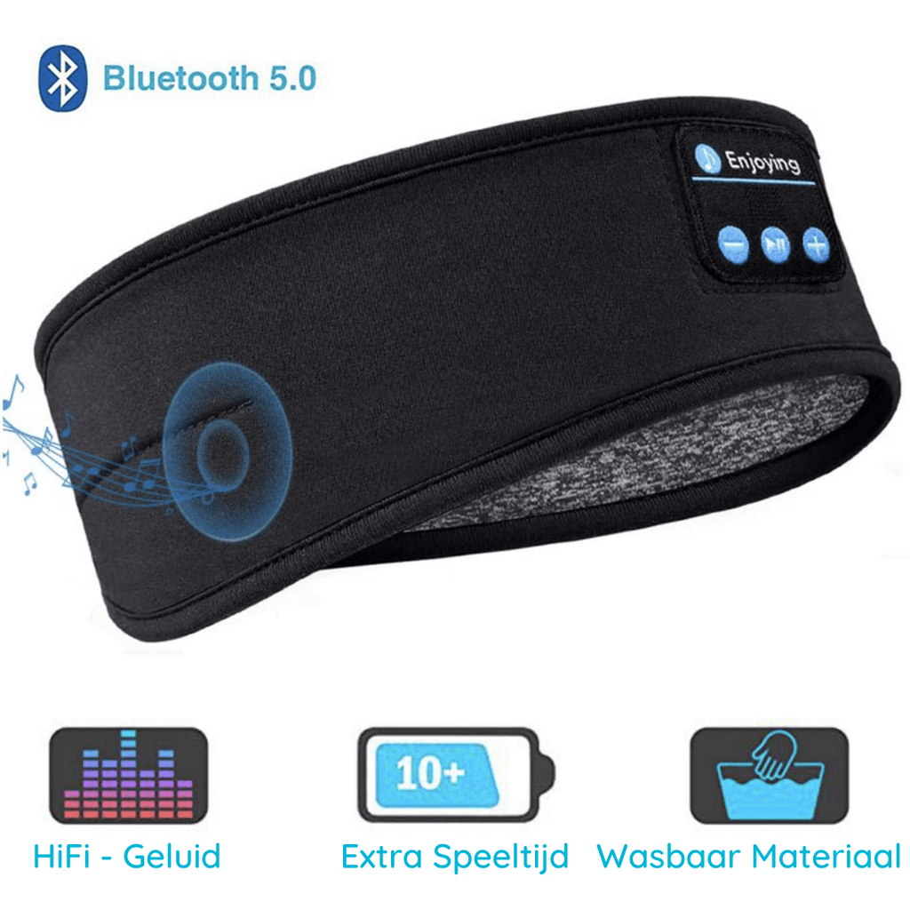 Spací maska LumaDream — vestavěná sluchátka Bluetooth, design zcela blokující světlo