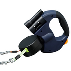 Dual Dog Leash with LED & Tangle-Free Design - Euroselle