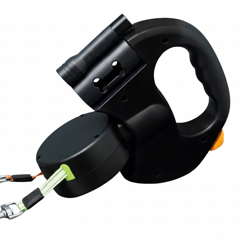 Dual Dog Leash with LED & Tangle-Free Design - Euroselle