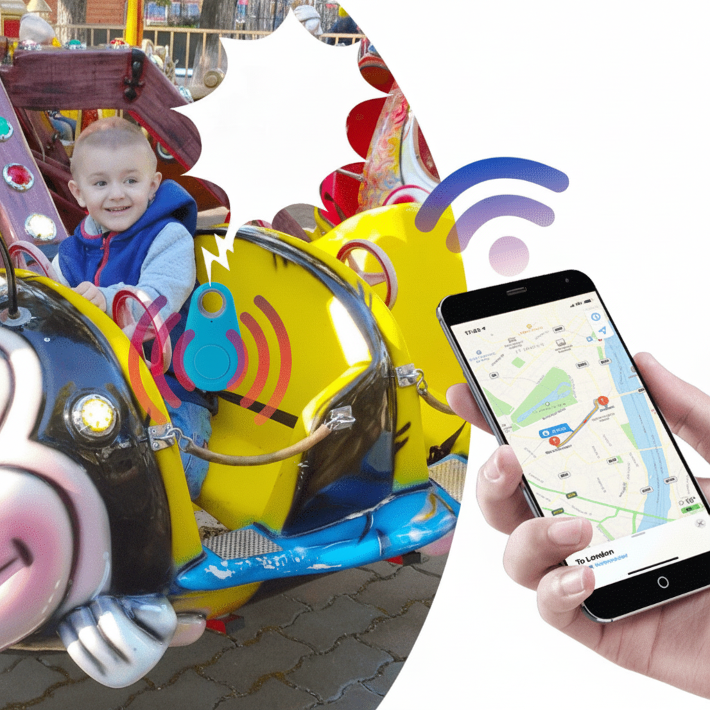 LumaTrack GPS-lokalisering för husdjur i realtid – följ aktuell position via smartphone