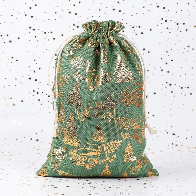 EverLeaf Natürliches Jutegeschenkbeutel - Umweltfreundliches, elegantes Design, wiederverwendbare Ausführung