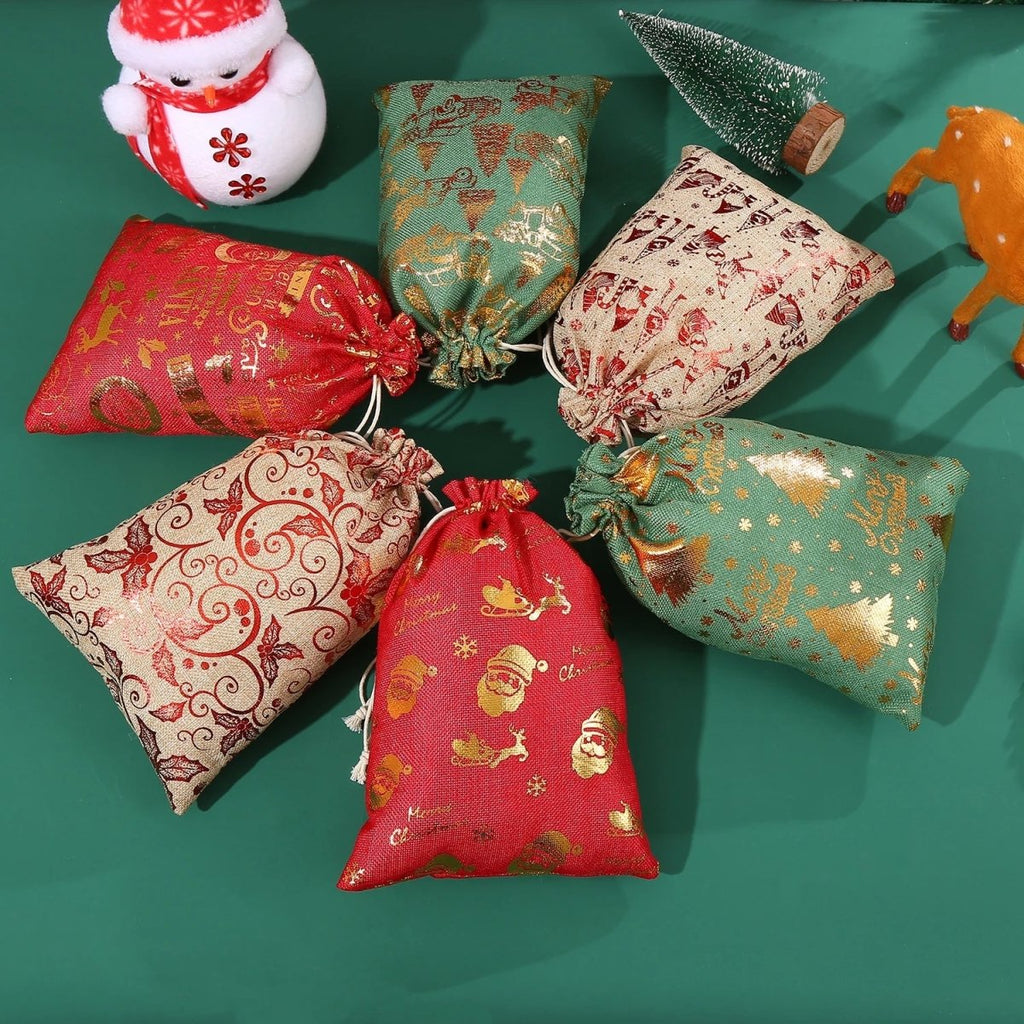 EverLeaf Natürliches Jutegeschenkbeutel - Umweltfreundliches, elegantes Design, wiederverwendbare Ausführung