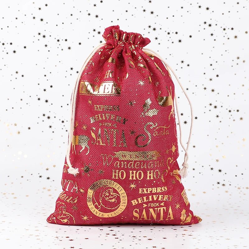 EverLeaf Natürliches Jutegeschenkbeutel - Umweltfreundliches, elegantes Design, wiederverwendbare Ausführung
