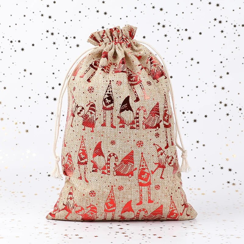 EverLeaf Natürliches Jutegeschenkbeutel - Umweltfreundliches, elegantes Design, wiederverwendbare Ausführung