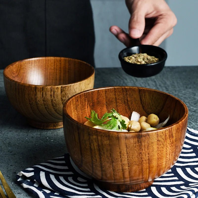 Cuenco de madera ecológico EverPure — Estética natural, diseño limpio