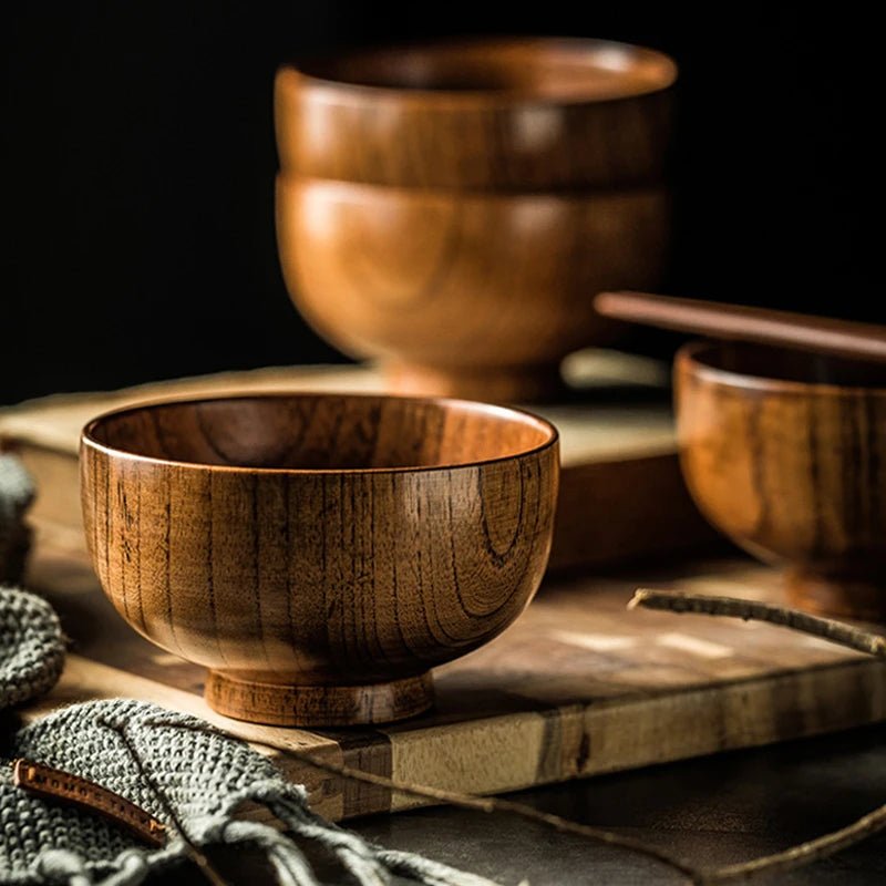 Cuenco de madera ecológico EverPure — Estética natural, diseño limpio