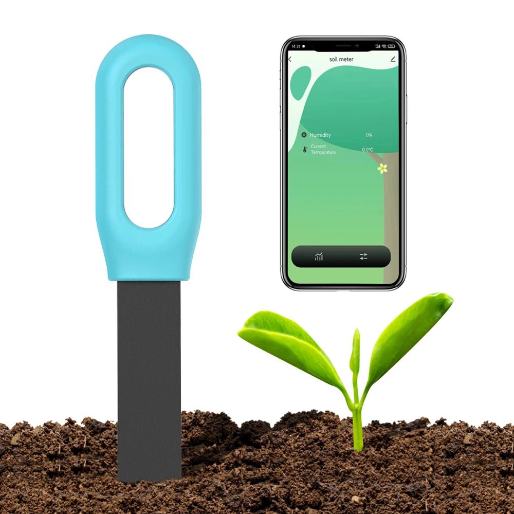 Testeur de sol intelligent BrightGrow en temps réel — Humidité, température et nutriments